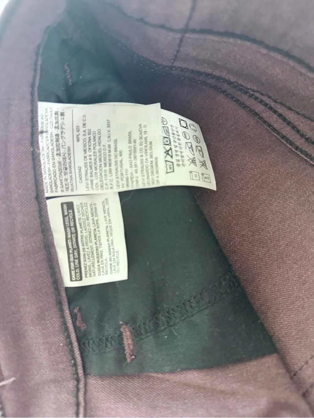 Levi's Men’s Slim Jeans - Dusty Plum